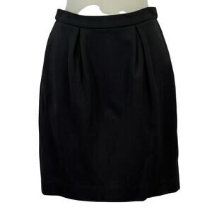 Banana Republic Structured Knee Length Pencil Skirt Black Size 2 Suit Separate